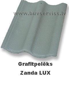 Zanda LUX rindu dakstiņš, 330x420mm, vid.patēriņš 9,6 gb/m2 - Tumši Pelēks	